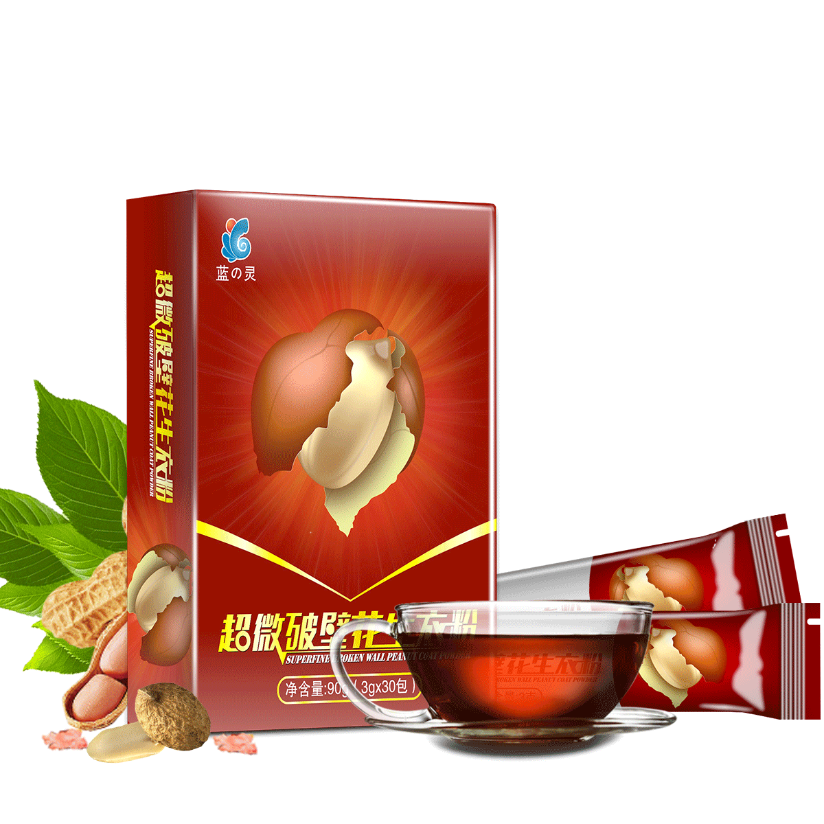 超微破壁花生衣粉